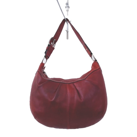 Coach Handbags - Coach Soho Large Intentionally Distressed Burnt Orange Pleated Hobo Shoulder Bag